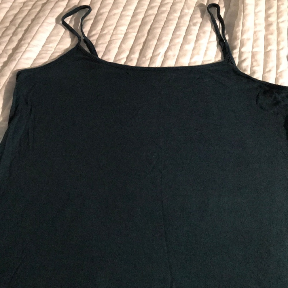 🎈LOFT dark green cami